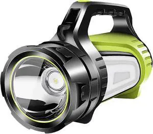Ecocleanpath Green LED Searchlight with Power Bank, Adjustable Strap & Long-Lasting Battery for Outdoor Fishing Ecocleanpath Green LED Searchlight with Power Bank, Adjustable Strap & Long-Lasting Battery for Outdoor Fishing