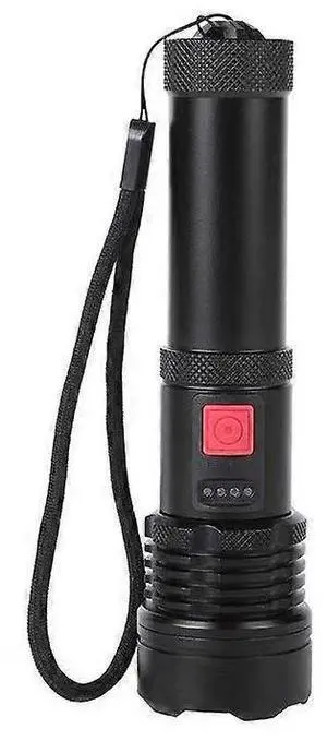 Ecocleanpath 2000LM Rechargeable LED Flashlight, 5 Modes & Adjustable Focus, IPX5 Waterproof Tactical Light (Black) Ecocleanpath 2000LM Rechargeable LED Flashlight, 5 Modes & Adjustable Focus, IPX5 Waterproof Tactical Light (Black)