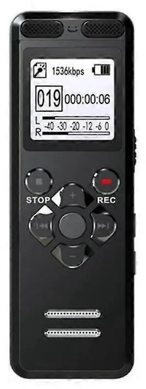 Ecocleanpath Professional Voice Activated Audio Recorder Pen, 72hr Continuous Recording, 16GB USB, Black