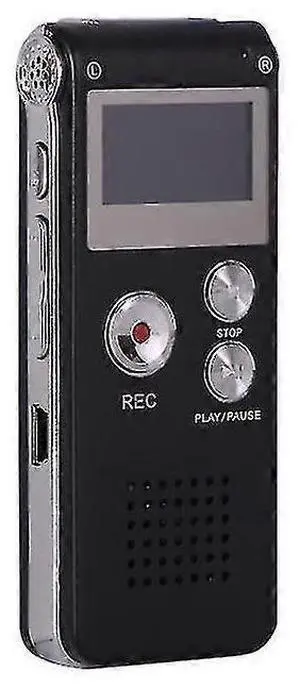 Ecocleanpath N281106H18 Digital Voice Recorder with Voice Activation & High-Quality Sound for Lectures, Meetings