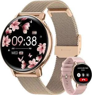 Ecocleanpath 1.39" Smartwatch for Women: Call Function, 120+ Sports Modes, Heart Rate/SpO2 Monitor, iOS/Android