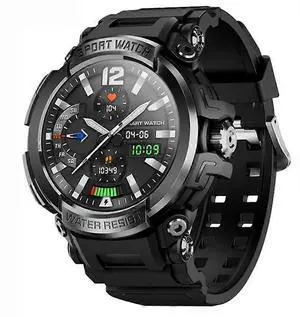 Ecocleanpath Smartwatch with Bluetooth HD Calling, Blood Oxygen & Heart Rate Monitor, 1.5" IPS Screen, Multiple Sports Modes (Black)