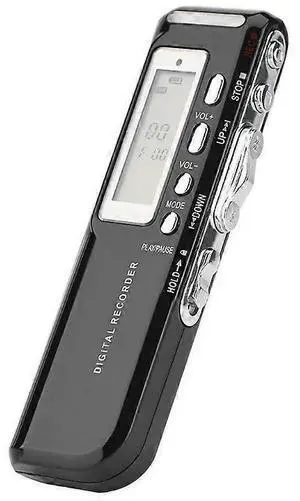 Ecocleanpath 8GB Mini Digital Voice Recorder, Professional Dictaphone with Auto Recording & Phone Call Feature (Black)