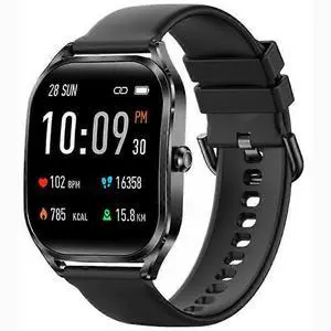 Ecocleanpath Smartwatch with 2.02" Curved HD Screen, Bluetooth Calling, Heart Rate & Blood Oxygen Monitor (Black) Ecocleanpath Smartwatch with 2.02" Curved HD Screen, Bluetooth Calling, Heart Rate & Blood Oxygen Monitor (Black)