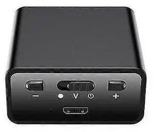 Ecocleanpath 4GB Magnetic Mini Voice Activated Recorder with VOR Button for Lectures & Meetings (Black)