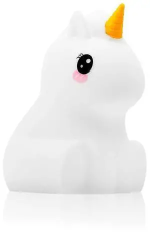 Ecocleanpath Rechargeable Unicorn Night Light for Kids - 9 Color Changing, Portable & Safe Silicone Lamp Ecocleanpath Rechargeable Unicorn Night Light for Kids - 9 Color Changing, Portable & Safe Silicone Lamp
