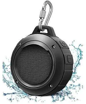 Ecocleanpath IPX5 Waterproof Bluetooth Speaker, 8H Playtime & Portable Hook for Outdoor, Shower, Beach (Black) Ecocleanpath IPX5 Waterproof Bluetooth Speaker, 8H Playtime & Portable Hook for Outdoor, Shower, Beach (Black)