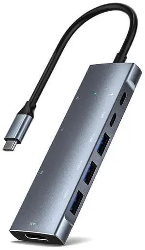 Ecocleanpath 9-in-1 USB C Hub Multiport Adapter with 4K HDMI, 100W PD, SD/TF Card Reader for MacBook