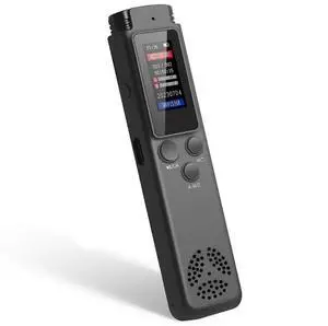 Ecocleanpath 64GB Voice Activated Recorder with Password, Noise Cancellation & Playback for Lectures & Meetings