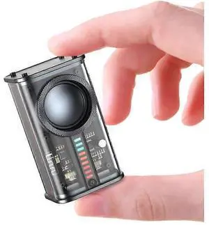 Ecocleanpath Transparent Bluetooth Speaker with LED Lights, TWS Stereo, 100ft Range, Portable for Home & Outdoor