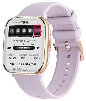 Ecocleanpath Women's Smart Watch with Blood Pressure & Heart Rate Monitor, 1.75" AMOLED Display, Bluetooth Calling