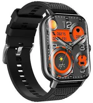 Ecocleanpath 1.96" Smart Watch with Heart Rate & Blood Oxygen Monitor, 100+ Sports Modes, IP67 Waterproof Ecocleanpath 1.96" Smart Watch with Heart Rate & Blood Oxygen Monitor, 100+ Sports Modes, IP67 Waterproof