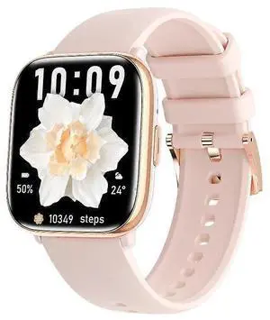 Ecocleanpath Women's Smart Watch with Blood Pressure & Heart Rate Monitor, 1.75" AMOLED Display, Bluetooth Calling