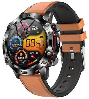 Ecocleanpath Advanced ECG & Blood Composition Smart Watch with AMOLED Display, 100+ Sports Modes