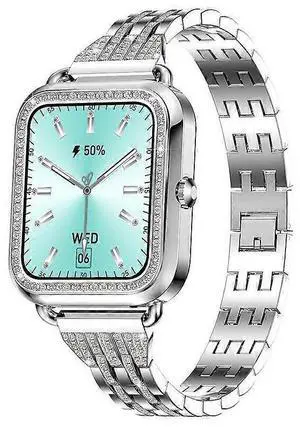 Ecocleanpath Women's Smartwatch with Heart Rate Monitor, Bluetooth Calls, 19 Sports Modes & Custom Dial