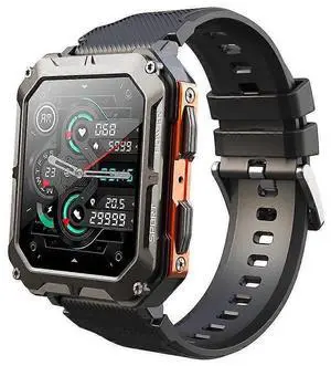 Ecocleanpath C20Pro Rugged Fitness Watch for Men: Heart Rate Monitor, Bluetooth Calls, 123 Sports Modes Ecocleanpath C20Pro Rugged Fitness Watch for Men: Heart Rate Monitor, Bluetooth Calls, 123 Sports Modes