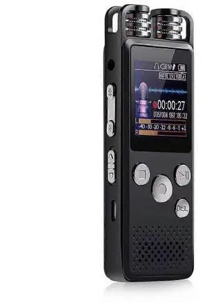 Ecocleanpath Voice Activated Recorder with DSP Noise Reduction & 1156H Battery, Black - Studio Quality for Interviews & Lectures Ecocleanpath Voice Activated Recorder with DSP Noise Reduction & 1156H Battery, Black - Studio Quality for Interviews & Lectures