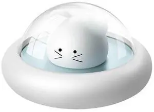 Ecocleanpath Rechargeable Mouse Night Light for Kids - 3 Brightness Levels, 20-Min Timer, Blue LED Nursery Lamp Ecocleanpath Rechargeable Mouse Night Light for Kids - 3 Brightness Levels, 20-Min Timer, Blue LED Nursery Lamp