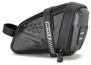 Ecocleanpath Waterproof Bike Saddle Bag with Reflective Safety, Large Hard Shell Storage for Cycling Essentials Ecocleanpath Waterproof Bike Saddle Bag with Reflective Safety, Large Hard Shell Storage for Cycling Essentials