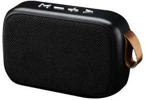 Ecocleanpath Portable Bluetooth Speaker with Subwoofer, USB/TF/FM Radio, Wireless Stereo for Phone/PC (Black)