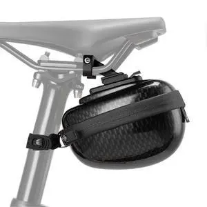 Ecocleanpath Small 0.4L Bike Saddle Bag - Waterproof, Quick-Release, Taillight Compatible Cycling Pouch Ecocleanpath Small 0.4L Bike Saddle Bag - Waterproof, Quick-Release, Taillight Compatible Cycling Pouch