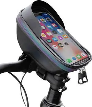 Ecocleanpath Universal Waterproof Bike Phone Bag with Sunshade & Touchscreen - Fits 7.5" Phones Ecocleanpath Universal Waterproof Bike Phone Bag with Sunshade & Touchscreen - Fits 7.5" Phones