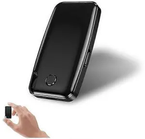 Ecocleanpath 32GB Voice Activated Recorder, 352H Capacity & 30H Battery, Portable Digital Audio Recorder (Black)