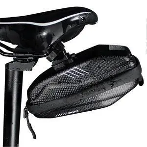 Ecocleanpath 0.8L Waterproof Bike Saddle Bag, Hard Shell Under Seat Storage for Mountain & Road Bicycles (Black) Ecocleanpath 0.8L Waterproof Bike Saddle Bag, Hard Shell Under Seat Storage for Mountain & Road Bicycles (Black)
