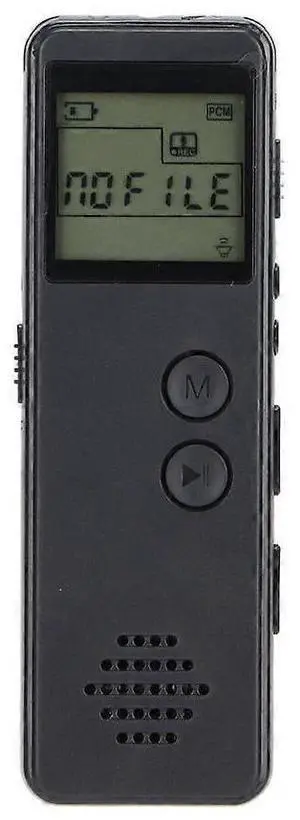 Ecocleanpath Digital Voice Recorder with Voice Activation & Playback, HD Recording for Lectures & Meetings (Black)
