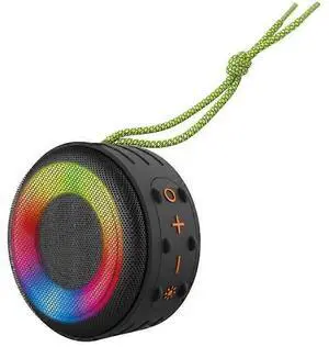 Ecocleanpath Portable Bluetooth Speaker IP65 Waterproof, 360° Stereo Sound with RGB Rhythm Lights, 7H Playtime, Ideal for Shower & Camping (Black) Ecocleanpath Portable Bluetooth Speaker IP65 Waterproof, 360° Stereo Sound with RGB Rhythm Lights, 7H Playtime, Ideal for Shower & Camping (Black)