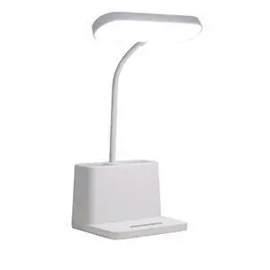 Ecocleanpath LED Desk Lamp with USB Charging, 3-Color Light & Dimming, Eye-Care Study/Bedside Lamp (White) Ecocleanpath LED Desk Lamp with USB Charging, 3-Color Light & Dimming, Eye-Care Study/Bedside Lamp (White)