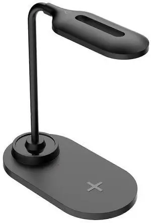 Ecocleanpath Wireless Charging LED Desk Lamp, 3-Level Dimmable Eye Protection Light for Home Office & Dorm (Black) Ecocleanpath Wireless Charging LED Desk Lamp, 3-Level Dimmable Eye Protection Light for Home Office & Dorm (Black)