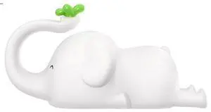 Ecocleanpath Cute Elephant Night Light - 3-Level Dimmable, USB Rechargeable, Timer, Nursery Lamp for Kids (White) Ecocleanpath Cute Elephant Night Light - 3-Level Dimmable, USB Rechargeable, Timer, Nursery Lamp for Kids (White)