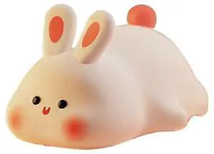 Ecocleanpath Cute Rabbit Silicone Night Light - USB Rechargeable, 3-Level Dimming & Timer for Kids' Rooms Ecocleanpath Cute Rabbit Silicone Night Light - USB Rechargeable, 3-Level Dimming & Timer for Kids' Rooms