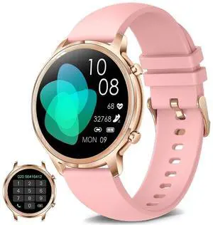 Ecocleanpath Women's Smart Watch with Call Function, SpO2 Heart Rate Monitor, 22 Sports Modes, IP67 Waterproof