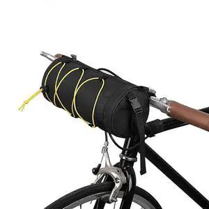 Ecocleanpath Yellow Bike Handlebar Roll Bag, 2.5L Waterproof Storage for Road & MTB, Multi-Position Mount Ecocleanpath Yellow Bike Handlebar Roll Bag, 2.5L Waterproof Storage for Road & MTB, Multi-Position Mount