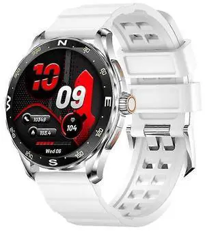 Ecocleanpath Smartwatch with Bluetooth Calling, 1.43" AMOLED Display, Heart Rate & SpO2 Monitor, 100 Sports Modes (Silver)