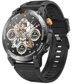 Ecocleanpath Smartwatch with Flashlight & Bluetooth Calling, 1.52" HD Display, Heart Rate Monitor, Outdoor Sports (Black) Ecocleanpath Smartwatch with Flashlight & Bluetooth Calling, 1.52" HD Display, Heart Rate Monitor, Outdoor Sports (Black)