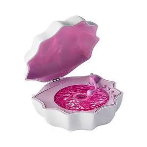 Ecocleanpath Retro Bluetooth Speaker with 7 Color Lights & Sound Effects, 360° Surround Sound for Bedroom/Party (Red)