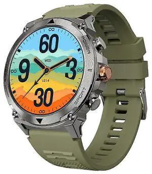 Ecocleanpath Smartwatch with Bluetooth Calling, 1.43" AMOLED, 100+ Sport Modes, Heart Rate & Blood Pressure Monitor (Green) Ecocleanpath Smartwatch with Bluetooth Calling, 1.43" AMOLED, 100+ Sport Modes, Heart Rate & Blood Pressure Monitor (Green)