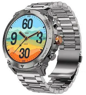 Ecocleanpath Smartwatch with Bluetooth Calling, 1.43" AMOLED, 100+ Sport Modes, Heart Rate & Blood Pressure Monitor (Grey) Ecocleanpath Smartwatch with Bluetooth Calling, 1.43" AMOLED, 100+ Sport Modes, Heart Rate & Blood Pressure Monitor (Grey)