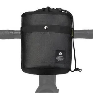 Ecocleanpath 3.5L Waterproof Bike Handlebar Bag - Detachable Shoulder Strap for Cycling & Daily Use (Black)