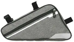 Ecocleanpath Large Waterproof Triangle Bike Frame Bag - Gray, Fits Mountain & Road Bicycles Ecocleanpath Large Waterproof Triangle Bike Frame Bag - Gray, Fits Mountain & Road Bicycles