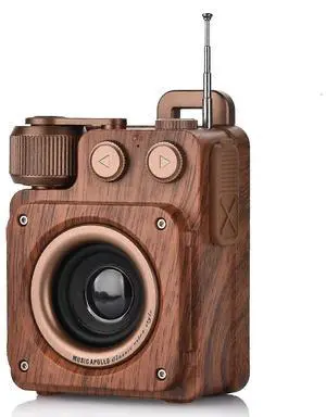 Ecocleanpath Retro Bluetooth Speaker with Bass, Bluetooth 5.1, USB/AUX/TF-Card, Portable Vintage Radio for Home & Office Ecocleanpath Retro Bluetooth Speaker with Bass, Bluetooth 5.1, USB/AUX/TF-Card, Portable Vintage Radio for Home & Office