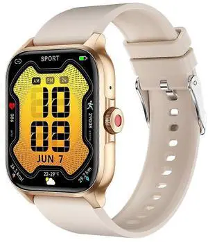 Ecocleanpath 1.85" Fitness Smart Watch with Heart Rate & Sleep Monitor, 100+ Sports Modes, IP67 Waterproof, Bluetooth Calls for Android/iOS