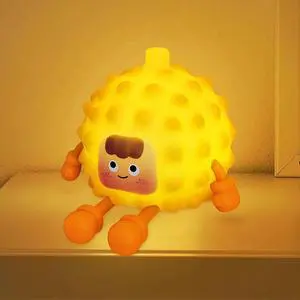 Ecocleanpath Cute Duck Night Light, 3-Level Dimmable LED Nursery Lamp with Auto-Off (Yellow) Ecocleanpath Cute Duck Night Light, 3-Level Dimmable LED Nursery Lamp with Auto-Off (Yellow)