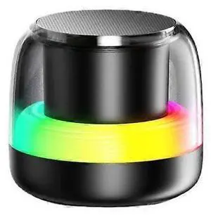 Ecocleanpath Portable Bluetooth Speaker with Colorful Lights, Wireless Stereo Pairing, HiFi Sound & Long Playtime