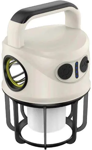 Ecocleanpath Rechargeable LED Camping Lantern, 330 Lumens, 6 Modes, Waterproof, 2400mAh Power Bank, Portable Tent Light