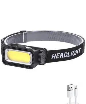 Ecocleanpath Minsk 1000 Lumen Rechargeable Headlamp, IPX4 Waterproof LED Headlight for Running, Hiking & Night Walking