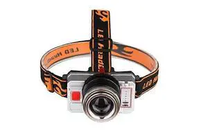 Ecocleanpath Rechargeable LED Headlamp with Zoomable Focus, Waterproof Headlight for Camping & Fishing (Black) Ecocleanpath Rechargeable LED Headlamp with Zoomable Focus, Waterproof Headlight for Camping & Fishing (Black)